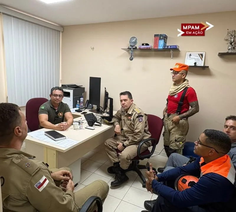 Foto de divulgação: MPAM amplia investigação e combate a incêndios florestais em Autazes