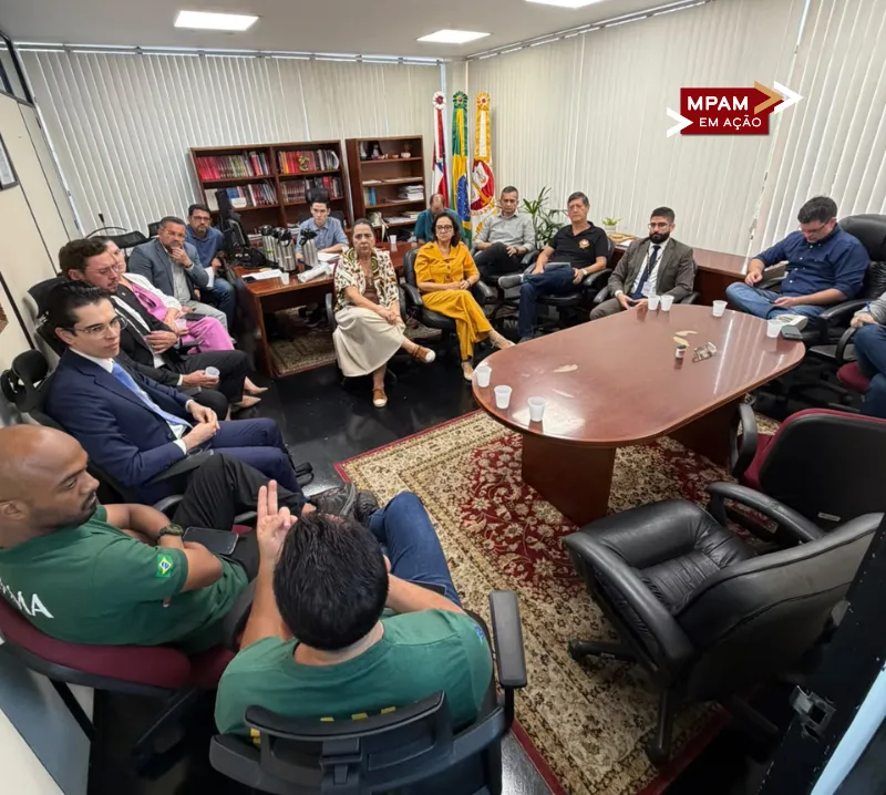Foto de divulgação: MPAM e órgãos federais alinham ações para combater queimadas no Amazonas