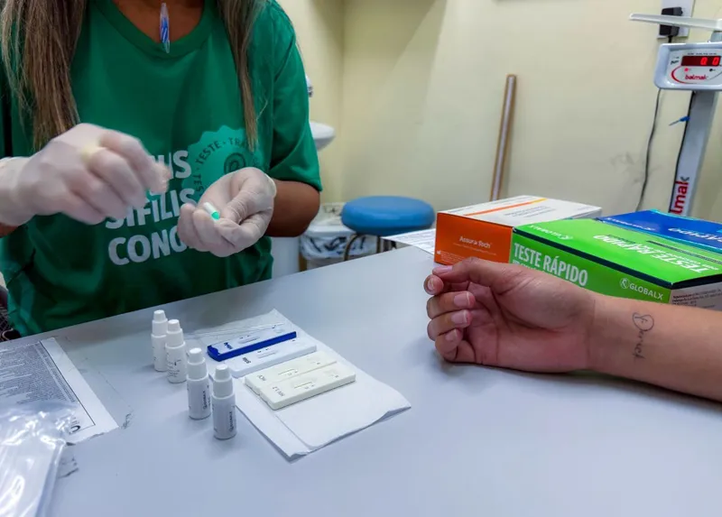 Foto de divulgação: Manaus intensifica ações para prevenir sífilis congênita com testagem e tratamento precoce