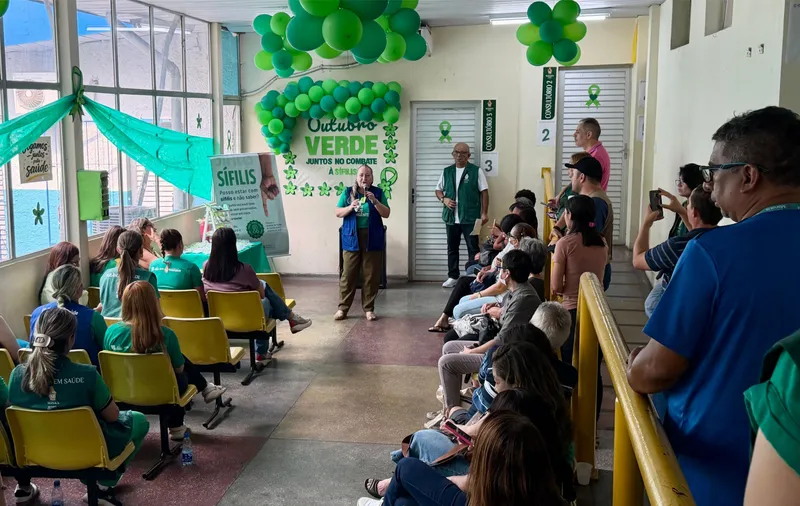 Foto de divulgação: Manaus realiza Dia D de combate à sífilis com foco em prevenção e tratamento
