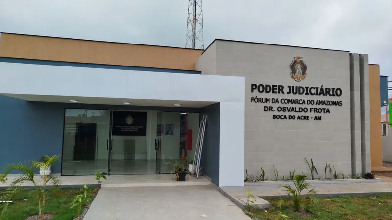 Foto de divulgação: Boca do Acre inaugura novo Fórum de Justiça com nome de juiz local